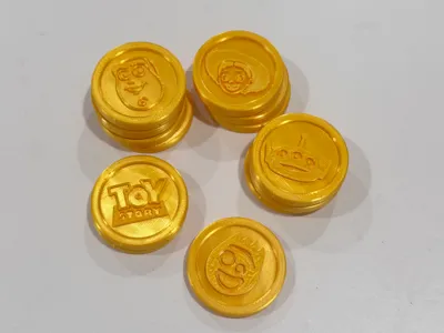 Double-Sided Toy Story Character Coins
