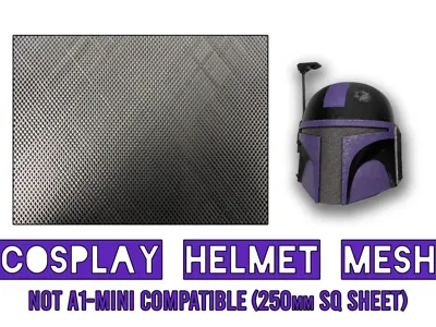 Strong Mesh - For Cosplay Masks & Helmet Visors 