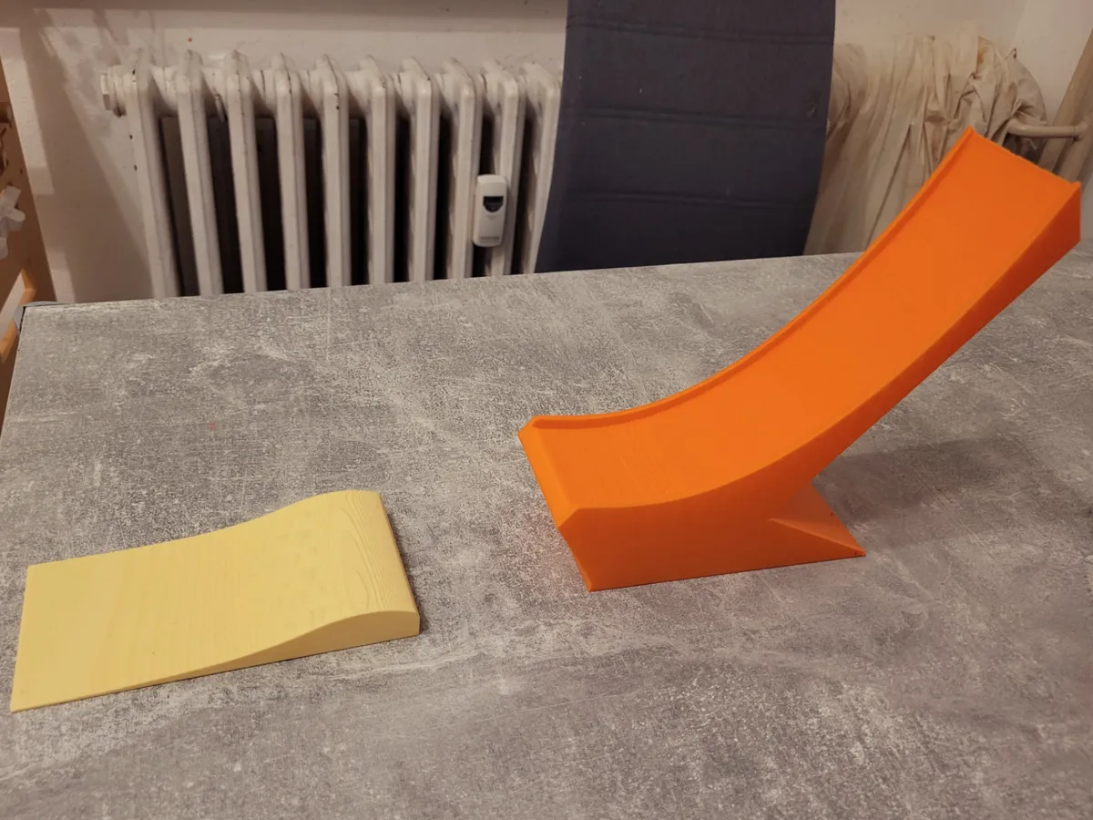 Mini Car Jump & Landing Ramp: 100% 3D Printed - Free 3D Print Model ...
