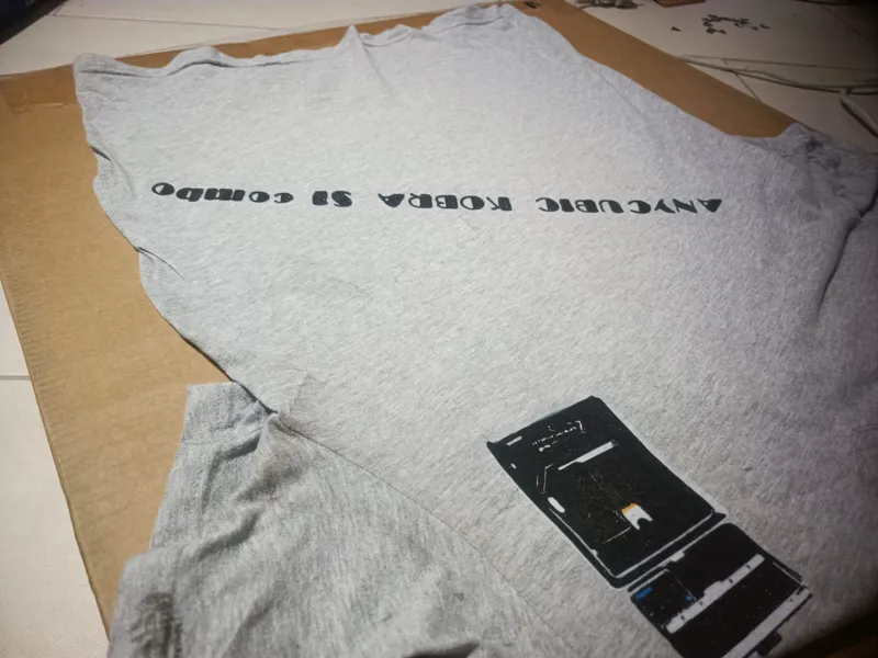 Anycubic Kobra S1 combo T-shirt Druck