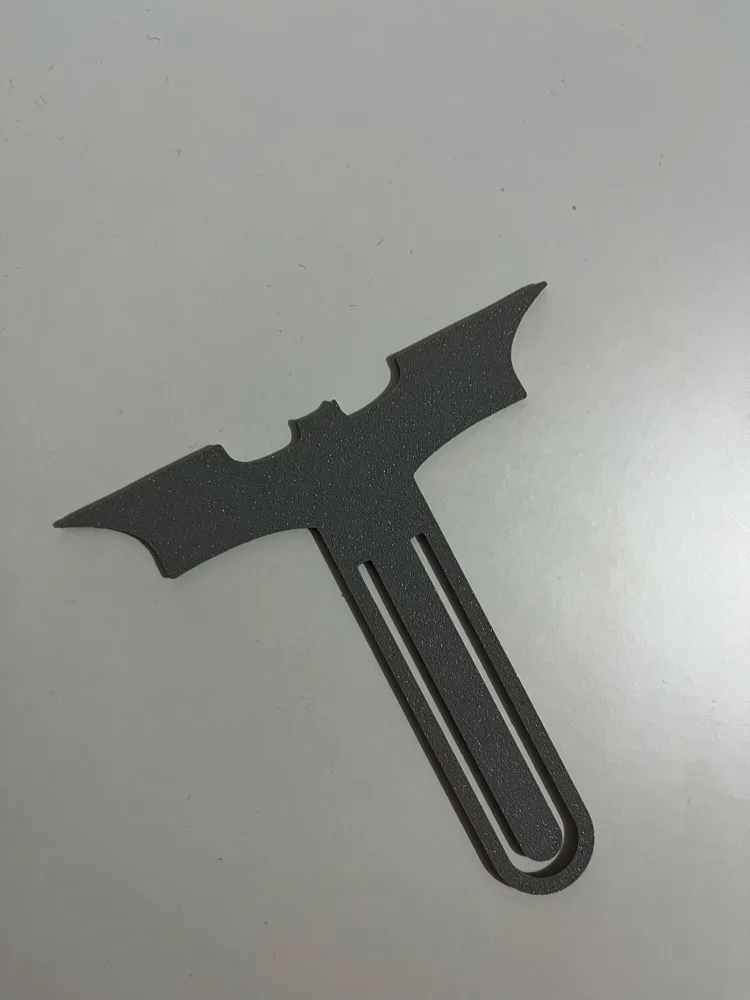Batman Bookmark Minimalist - Free 3D Print Model - MakerWorld