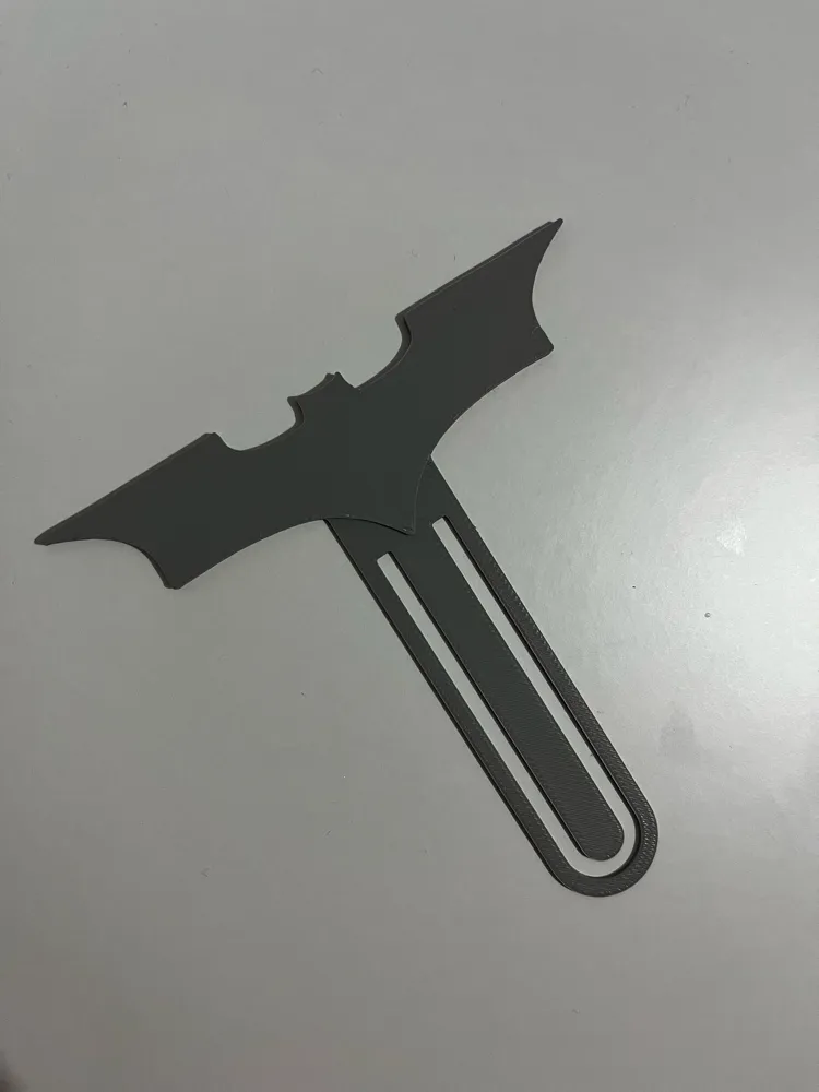 Batman Bookmark Minimalist - Free 3D Print Model - MakerWorld