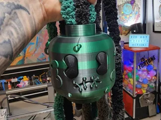 Shrunken Zombie LEGOs Head