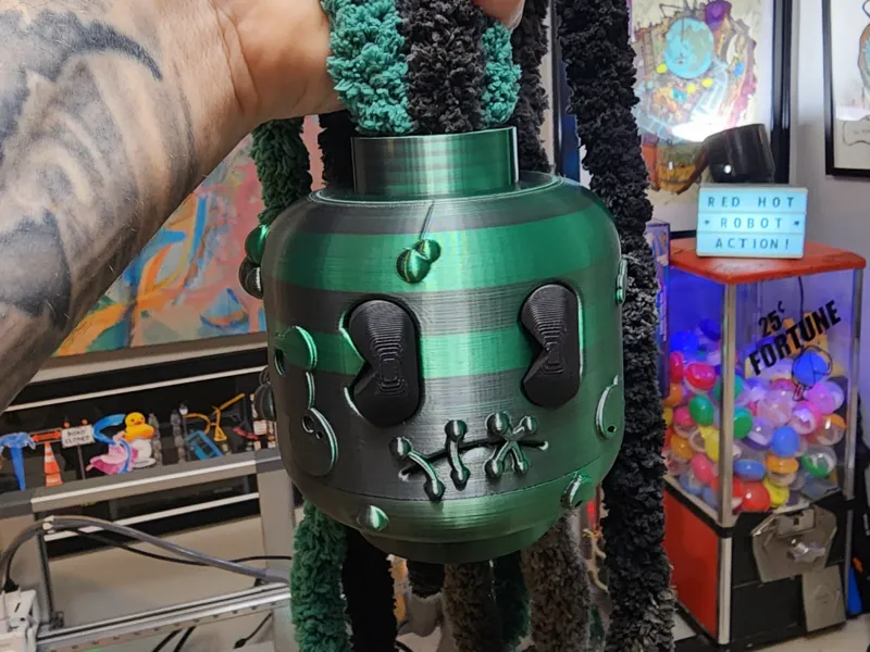 Shrunken Zombie LEGOs Head
