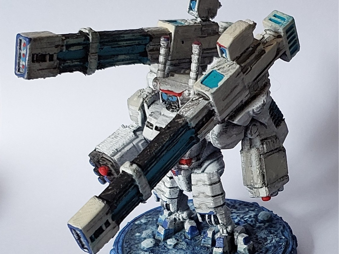 japanese mecha looking robot - 3D printed Other Miniatures, in stock in India