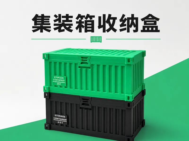 集装箱风格收纳盒