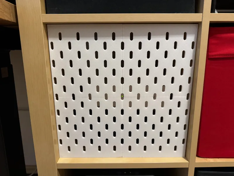 IKEA Skadis Pegboard for IKEA Kallax