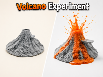 Volcano Experiment Kit