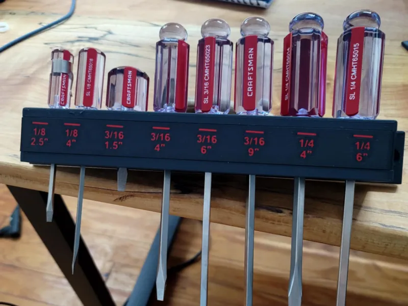 Craftsman Flat Screwdriver Holder
