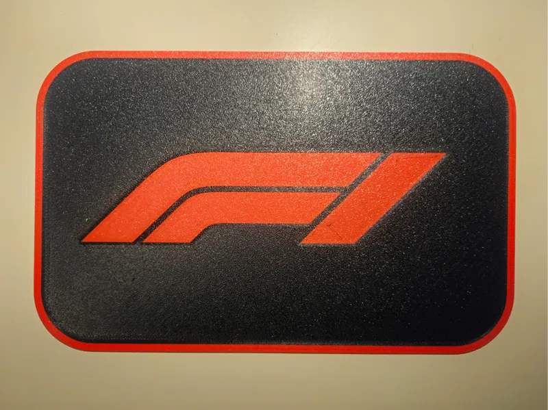 F1 Logo Sign