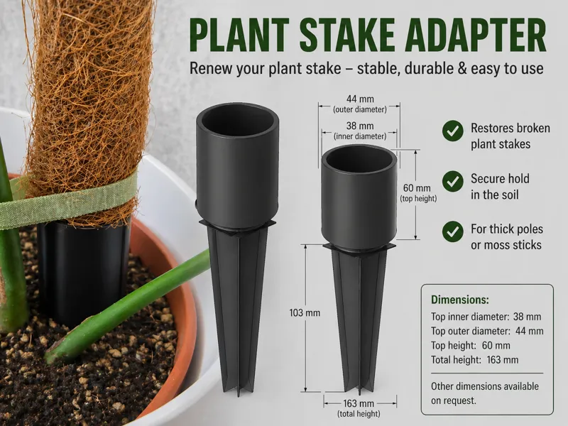 Plant Stake Repair Adapter
