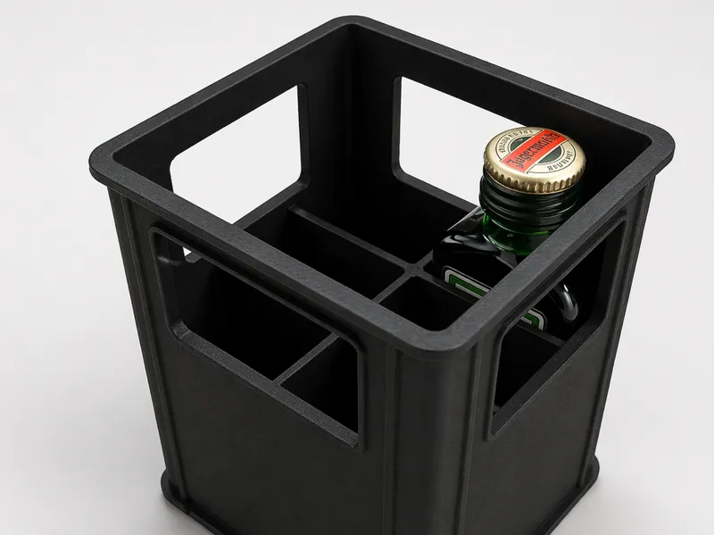 2cl Jägermeister Crate for 6 Bottles (Stackable)