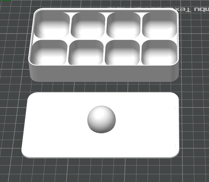 Miniatura 2 do modelo 3D Modular Storage Boxes with lid