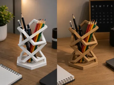 Modern pencil holder
