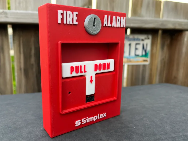 Fire Alarm Pull Station Stage Decoration Prop