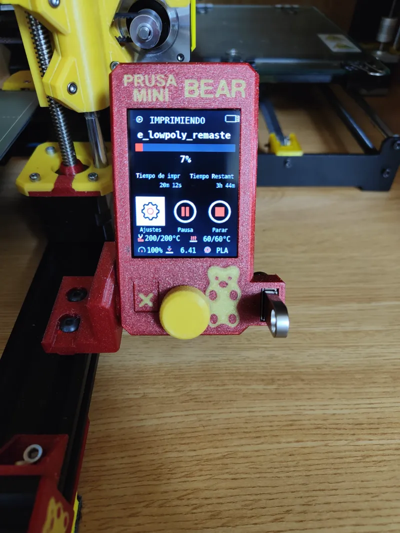 Prusa Mini Bear Lcd Cover