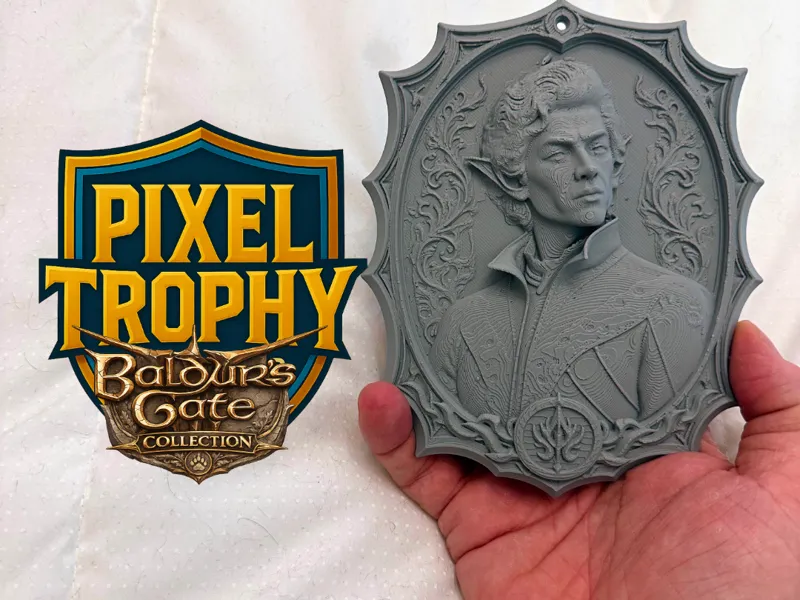 Pixel Trophy - Astarion (Baldur's Gate 3)