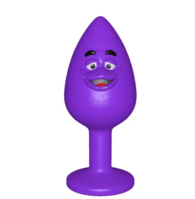 Grimace Butt Plug - Free 3D Print Model