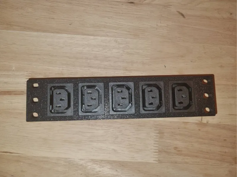 8 Inch Server Rack 1U C14 Plugs Power Pane