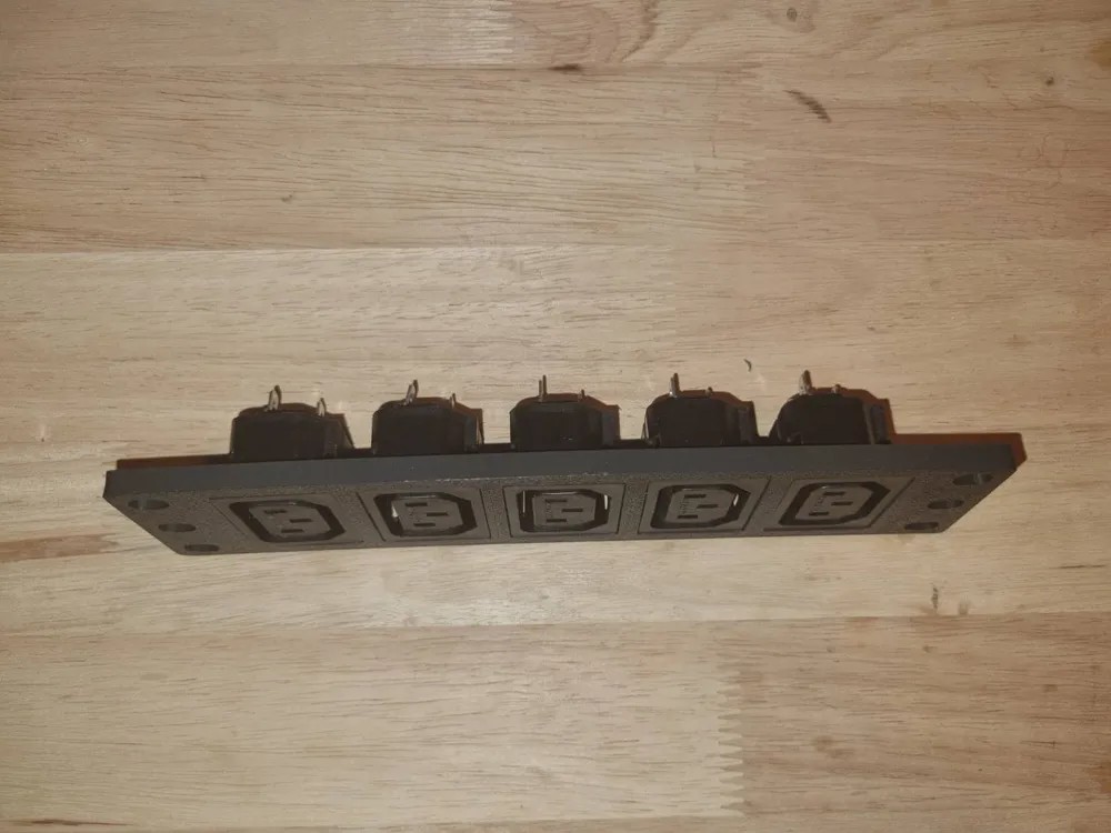 8 Inch Server Rack 1U C14 Plugs Power Pane by T Ben - MakerWorld