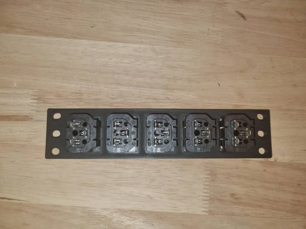 8 Inch Server Rack 1U C14 Plugs Power Pane by T Ben - MakerWorld