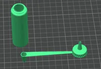 0.2mm layer, 1 walls, 0% infill
