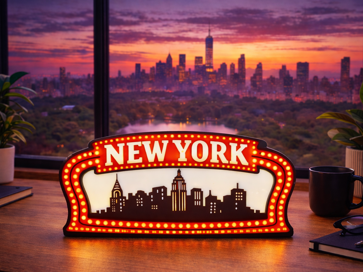 New York Skyline Lighbox