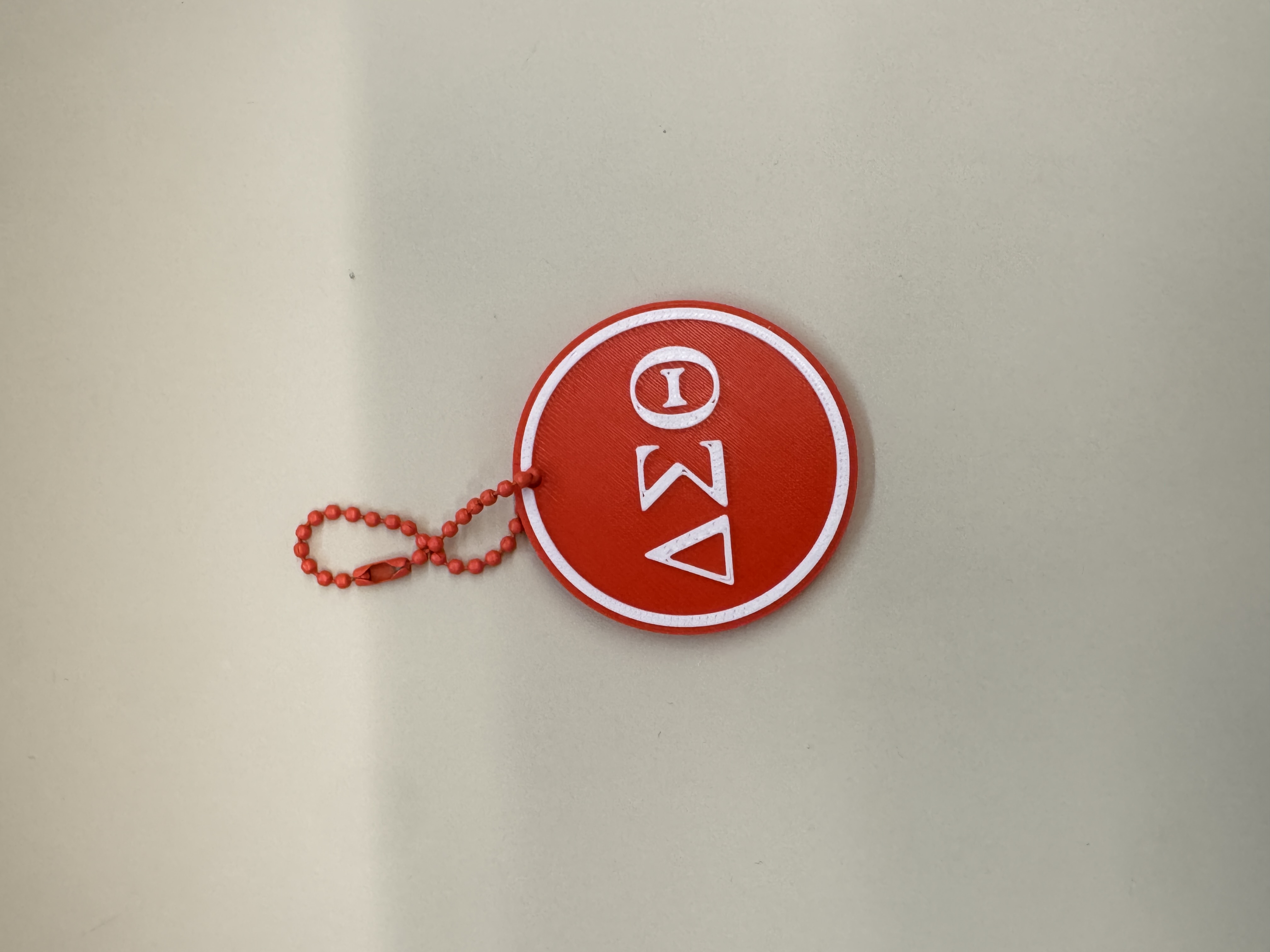 Miniatura 1 do modelo 3D Sorority Circular Keychains