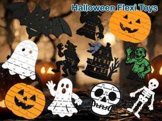 Halloween Flexi Toys