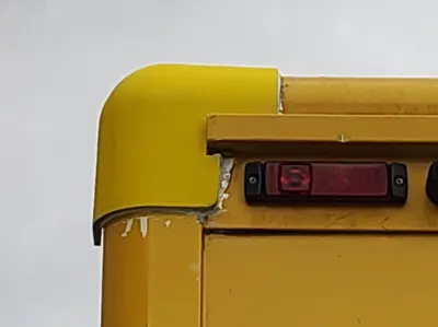 DHL Cargo Box Corner Replacement Part - IVECO Daily