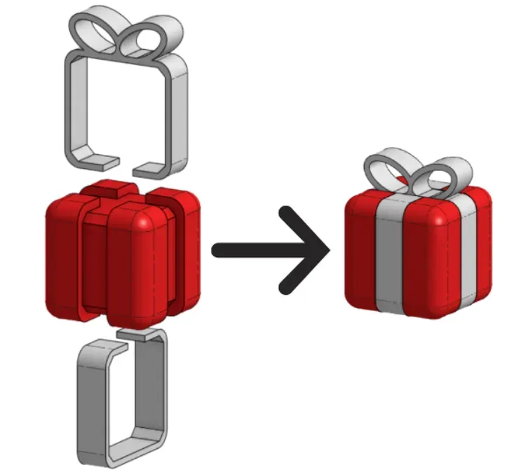 Mini Christmas presents (No AMS required) view 3