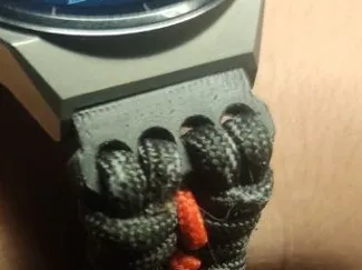 24 mm watch adapter for 550 paracord watchbands