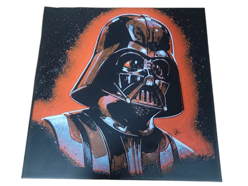 Darth Vader Red Glow Hueforge