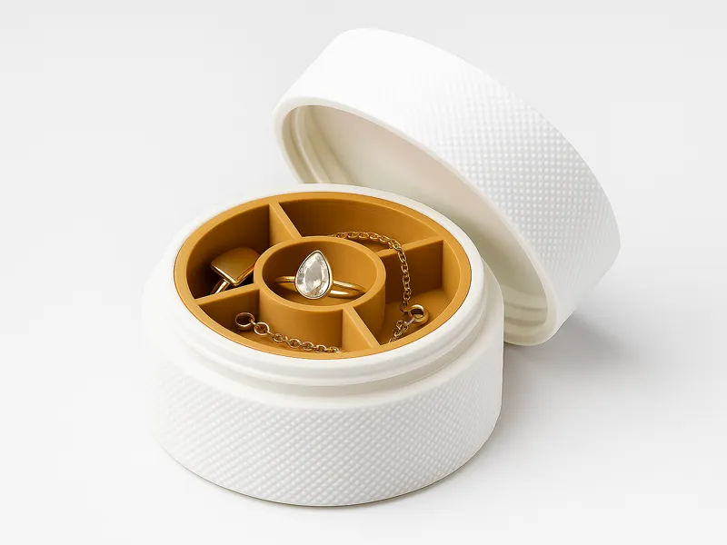 Textured Jewelry Box