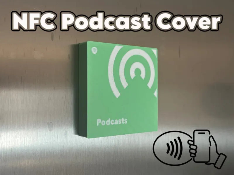 NFC Spotify Podcasts Cover Magnet