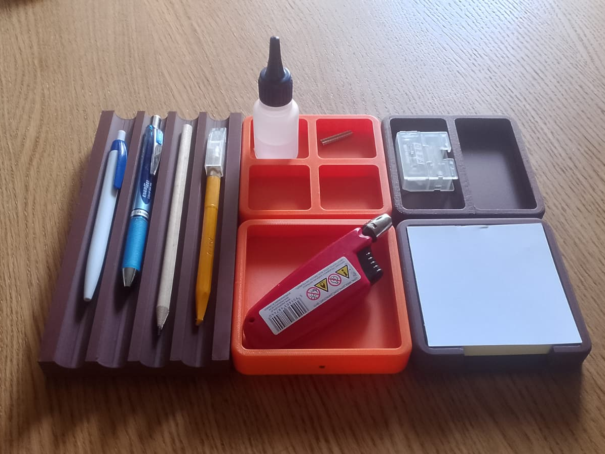 Elegant desk organizers set with & without magnets