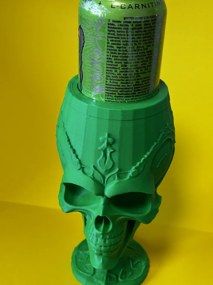 Halloween skull beverage holder by Marlborke MakerWorld: Download Free ...