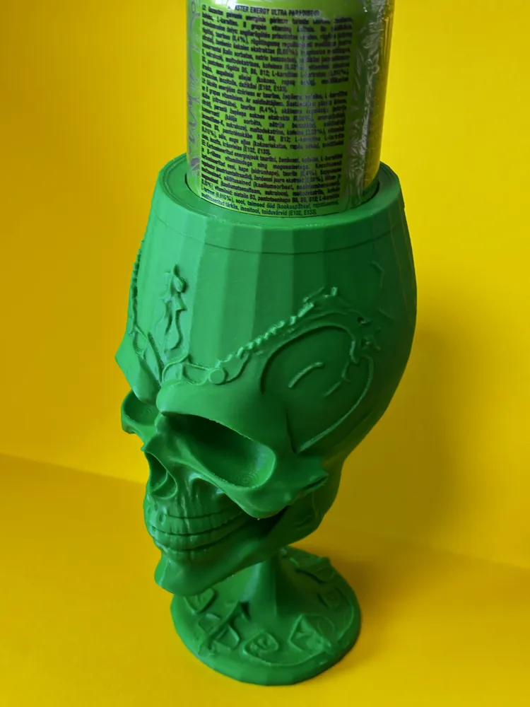 Halloween skull beverage holder by Marlborke MakerWorld: Download Free ...