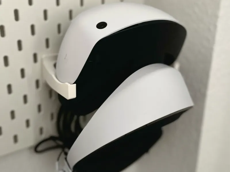 Soporte para PSVR2 en Skadis IKEA