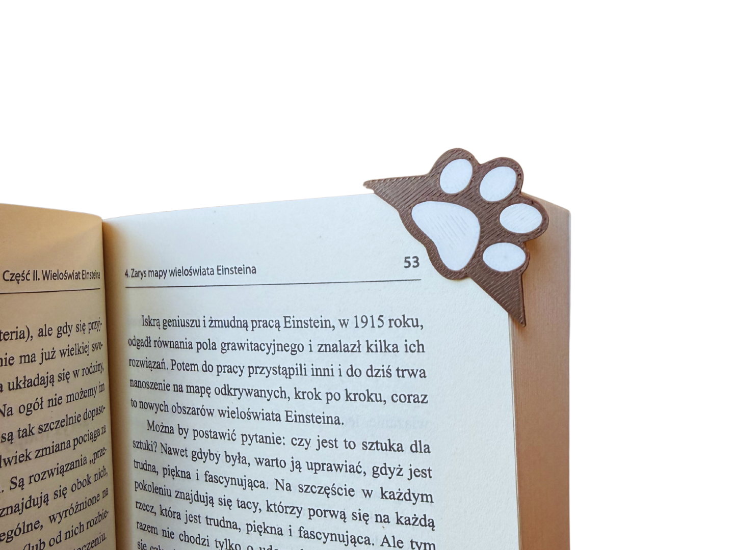 Cat Dog Paw Print Cute Bookmark Corner Animal