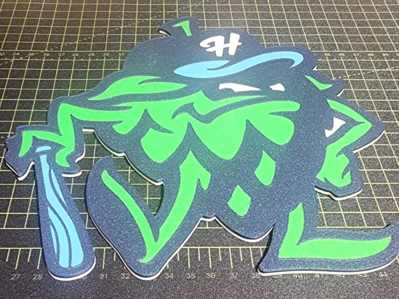 Hillsboro Hops Logo Wall Art