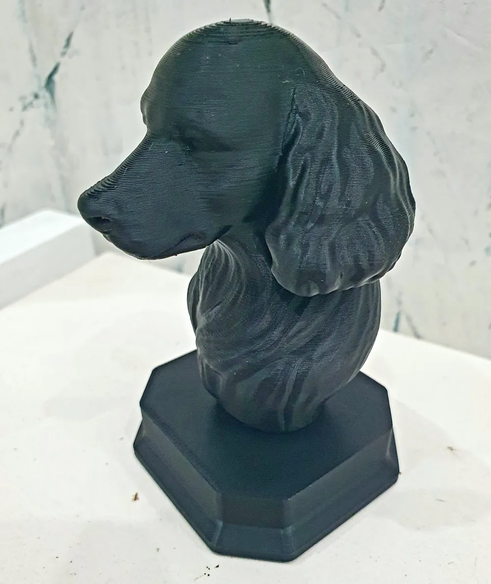 Abstract minimalist poodle sculpture by Staffbull_love MakerWorld ...
