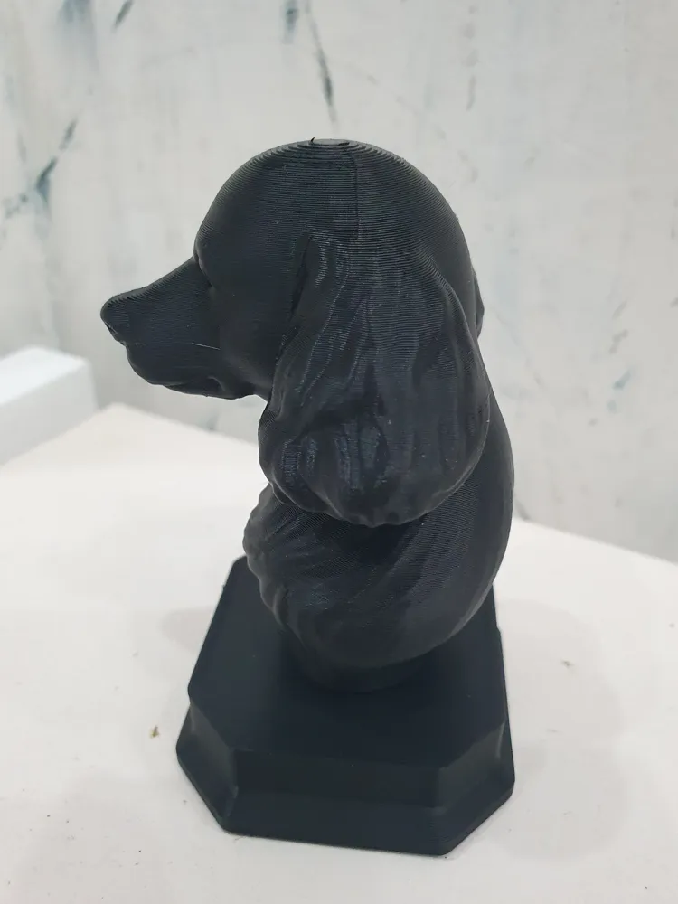 Abstract minimalist poodle sculpture by Staffbull_love MakerWorld ...