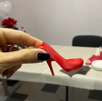portachiavi scarpe con il tacco (high heel shoes keyring)