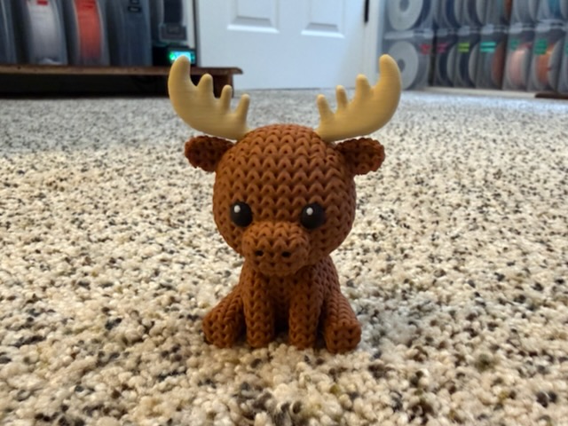 Miniatura 3 do modelo 3D Knitted Moose