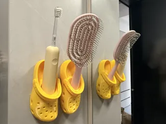 洞洞鞋牙刷架|电动牙刷架|crocs|梳子架|牙膏架