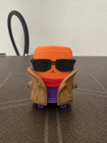 Modelo para impresión 3D: Fortnite Jonesy Sprite — vista de referencia 2
