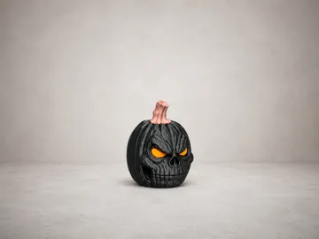 Adorno temático: Grim Skull Pumpkin – Multipart — vista de referencia 3