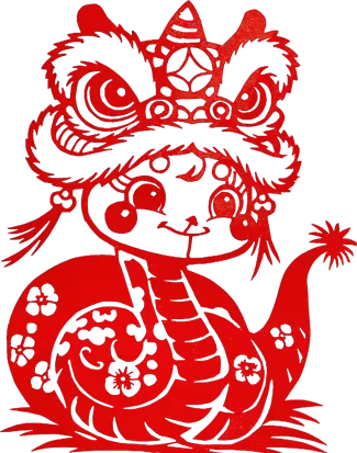 蛇年窗花