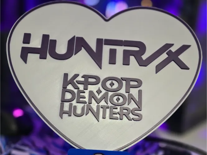 Huntrix KPop Demon Hunters Sign (No AMS needed)